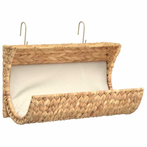 vidaXL Katzenbett mit Kissen Wasserhyazinthe Katze Heizkörperliege Liegemulde vidaXL Katzenbett mit Kissen Wasserhyazinthe Katze Heizkörperliege Liegemulde von vidaXL