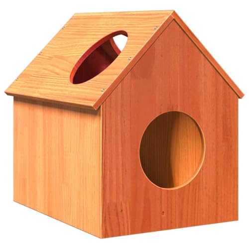 vidaXL Katzenhaus Wachsbraun 41x50x50 cm Massivholz Kiefer, Katzenhaus Indoor, Katzenbett, Katzenhaus für Innen, Katzenturm, Katzenmöbel, Katzenhütte vidaXL Katzenhaus Wachsbraun 41x50x50 cm Massivholz Kiefer, Katzenhaus Indoor, Katzenbett, Katzenhaus für Innen, Katzenturm, Katzenmöbel, Katzenhütte von vidaXL