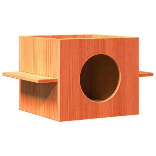 vidaXL Katzenhaus Wachsbraun 51x35x30 cm Massivholz Kiefer, Katzenhaus Indoor, Katzenbett, Katzenhaus für Innen, Katzenturm, Katzenmöbel, Katzenhütte vidaXL Katzenhaus Wachsbraun 51x35x30 cm Massivholz Kiefer, Katzenhaus Indoor, Katzenbett, Katzenhaus für Innen, Katzenturm, Katzenmöbel, Katzenhütte von vidaXL