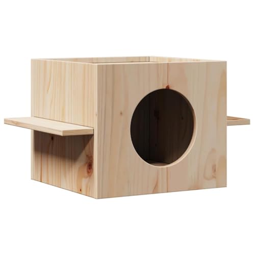 vidaXL Katzenhaus 51x35x30 cm Massivholz Kiefer, Katzenhaus Indoor, Katzenbett, Katzenhaus für Innen, Katzenturm, Katzenmöbel, Katzenhütte vidaXL Katzenhaus 51x35x30 cm Massivholz Kiefer, Katzenhaus Indoor, Katzenbett, Katzenhaus für Innen, Katzenturm, Katzenmöbel, Katzenhütte von vidaXL