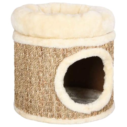 vidaXL Katzenhöhle mit Luxuriösem Kissen 33cm Seegras Kuschelhöhle Katzenbett vidaXL Katzenhöhle mit Luxuriösem Kissen 33cm Seegras Kuschelhöhle Katzenbett von vidaXL