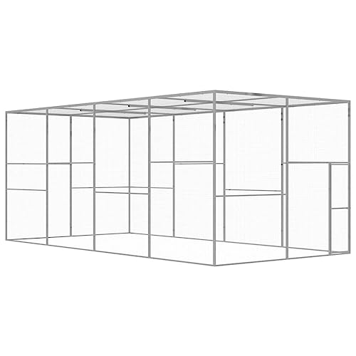 vidaXL Katzenkäfig 6x3x2,5 m Verzinkter Stahl vidaXL Katzenkäfig 6x3x2,5 m Verzinkter Stahl von vidaXL