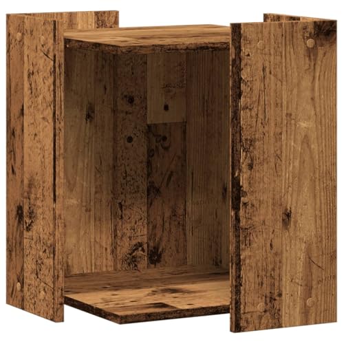 vidaXL Katzenklo Schrank, Katzenschrank Katzentoilette, Beistelltisch Katzenhaus, Katzenmöbel Verstecktes Design, Altholz-Optik Holzwerkstoff vidaXL Katzenklo Schrank, Katzenschrank Katzentoilette, Beistelltisch Katzenhaus, Katzenmöbel Verstecktes Design, Altholz-Optik Holzwerkstoff von vidaXL