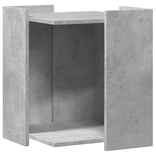 vidaXL Katzenklo Schrank, Katzenschrank Katzentoilette, Beistelltisch Katzenhaus, Katzenmöbel Verstecktes Design, Betongrau Holzwerkstoff vidaXL Katzenklo Schrank, Katzenschrank Katzentoilette, Beistelltisch Katzenhaus, Katzenmöbel Verstecktes Design, Betongrau Holzwerkstoff von vidaXL