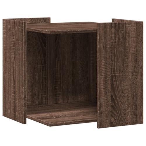 vidaXL Katzenklo Schrank, Katzenschrank Katzentoilette, Beistelltisch Katzenhaus, Katzenmöbel Verstecktes Design, Braun Eichen-Optik Holzwerkstoff vidaXL Katzenklo Schrank, Katzenschrank Katzentoilette, Beistelltisch Katzenhaus, Katzenmöbel Verstecktes Design, Braun Eichen-Optik Holzwerkstoff von vidaXL
