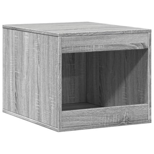 vidaXL Katzenklo Schrank, Katzenschrank Katzentoilette, Beistelltisch Katzenhaus, Katzenmöbel Verstecktes Design, Grau Sonoma Holzwerkstoff vidaXL Katzenklo Schrank, Katzenschrank Katzentoilette, Beistelltisch Katzenhaus, Katzenmöbel Verstecktes Design, Grau Sonoma Holzwerkstoff von vidaXL
