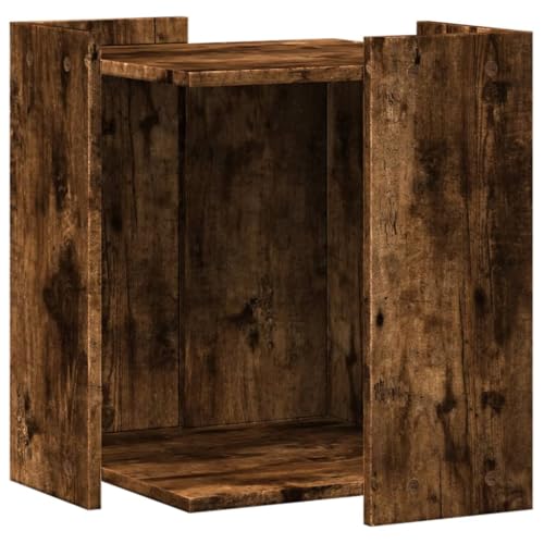 vidaXL Katzenklo Schrank, Katzenschrank Katzentoilette, Beistelltisch Katzenhaus, Katzenmöbel Verstecktes Design, Räuchereiche Holzwerkstoff vidaXL Katzenklo Schrank, Katzenschrank Katzentoilette, Beistelltisch Katzenhaus, Katzenmöbel Verstecktes Design, Räuchereiche Holzwerkstoff von vidaXL
