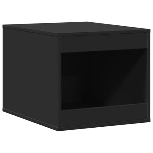 vidaXL Katzenklo Schrank, Katzenschrank Katzentoilette, Beistelltisch Katzenhaus, Katzenmöbel Verstecktes Design, Schwarz Holzwerkstoff vidaXL Katzenklo Schrank, Katzenschrank Katzentoilette, Beistelltisch Katzenhaus, Katzenmöbel Verstecktes Design, Schwarz Holzwerkstoff von vidaXL