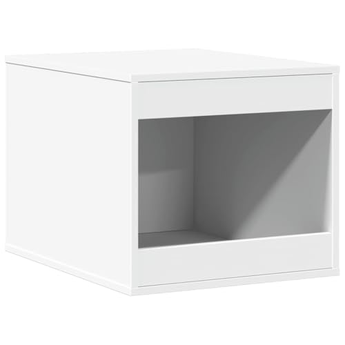 vidaXL Katzenklo Schrank, Katzenschrank Katzentoilette, Beistelltisch Katzenhaus, Katzenmöbel Verstecktes Design, Weiß Holzwerkstoff vidaXL Katzenklo Schrank, Katzenschrank Katzentoilette, Beistelltisch Katzenhaus, Katzenmöbel Verstecktes Design, Weiß Holzwerkstoff von vidaXL