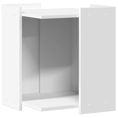 vidaXL Katzenklo Schrank, Katzenschrank Katzentoilette, Beistelltisch Katzenhaus, Katzenmöbel Verstecktes Design, Weiß Holzwerkstoff vidaXL Katzenklo Schrank, Katzenschrank Katzentoilette, Beistelltisch Katzenhaus, Katzenmöbel Verstecktes Design, Weiß Holzwerkstoff von vidaXL