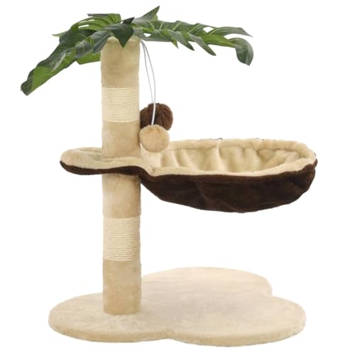 vidaXL Katzenkratzbaum Sisal 50cm Beige Braun Kratzbaum Katzenbaum Kletterbaum vidaXL Katzenkratzbaum Sisal 50cm Beige Braun Kratzbaum Katzenbaum Kletterbaum von vidaXL