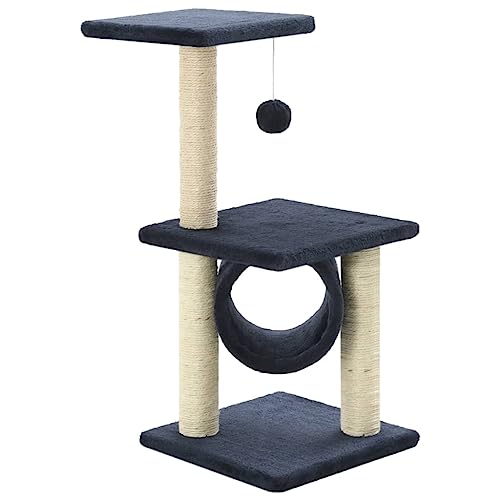 vidaXL Katzenkratzbaum Sisal 65cm Dunkelblau Kratzbaum Katzenbaum Kletterbaum vidaXL Katzenkratzbaum Sisal 65cm Dunkelblau Kratzbaum Katzenbaum Kletterbaum von vidaXL