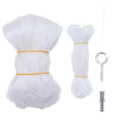vidaXL Katzennetz Transparent 8x3 m Nylon, Katzenschutznetz, Sicherheitsnetz für Katze, Katzen-Balkonnetz, Katzennetz für Balkon, Katzen-Schutznetz von vidaXL