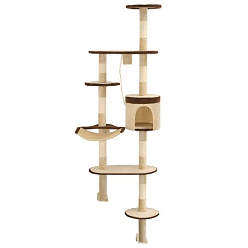 vidaXL Kratzbaum Sisal 194cm Wandkratzbaum Katzenbaum Kletterbaum Spielbaum vidaXL Kratzbaum Sisal 194cm Wandkratzbaum Katzenbaum Kletterbaum Spielbaum von vidaXL
