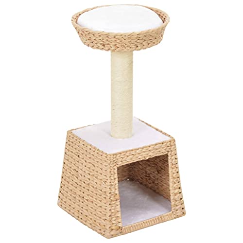 vidaXL Kratzbaum mit Haus Korb Abnehmbarem Kissen Katzenbaum Katzenkratzbaum Kletterbaum Spielbaum für Katzen Katzenmöbel Sisal Seegras Plüsch 64 cm vidaXL Kratzbaum mit Haus Korb Abnehmbarem Kissen Katzenbaum Katzenkratzbaum Kletterbaum Spielbaum für Katzen Katzenmöbel Sisal Seegras Plüsch 64 cm von vidaXL