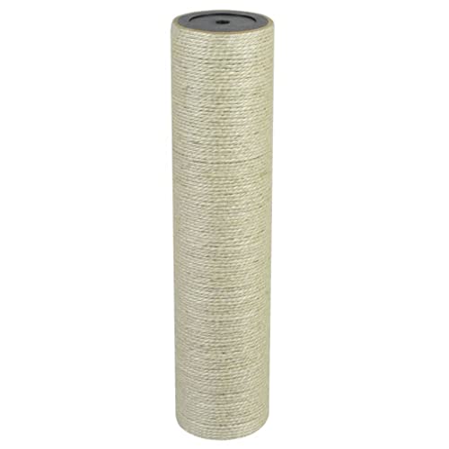 vidaXL Kratzsäule 8x35cm 8mm Beige Sisalstamm Kratzstamm Katzen Kratzbaum vidaXL Kratzsäule 8x35cm 8mm Beige Sisalstamm Kratzstamm Katzen Kratzbaum von vidaXL