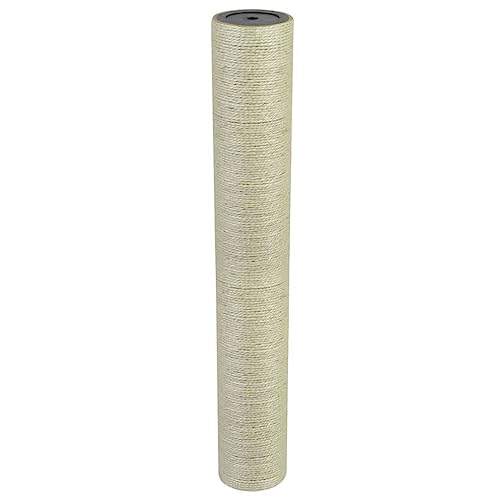 vidaXL Kratzsäule 8x55cm 8mm Beige Sisalstamm Kratzstamm Katzen Kratzbaum vidaXL Kratzsäule 8x55cm 8mm Beige Sisalstamm Kratzstamm Katzen Kratzbaum von vidaXL