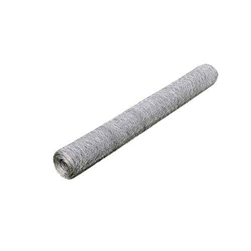 vidaXL Maschendraht Drahtgeflecht Drahtzaun Verzinkter Stahl 25×0,5 m Silbern vidaXL Maschendraht Drahtgeflecht Drahtzaun Verzinkter Stahl 25×0,5 m Silbern von vidaXL
