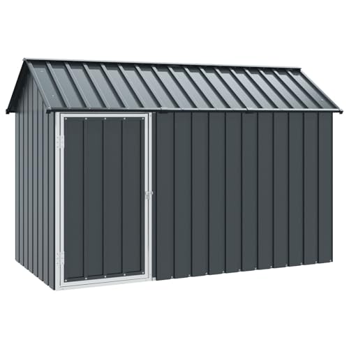 vidaXL Moderner Grauer Vogelkäfig für Außenbereiche | Feuerverzinkter Stahl mit ausbruchssicherem Design | Geräumige 112 x 215 x 141 cm | Wetterfeste Bauweise für Verschiedene Vögel | Metall vidaXL Moderner Grauer Vogelkäfig für Außenbereiche | Feuerverzinkter Stahl mit ausbruchssicherem Design | Geräumige 112 x 215 x 141 cm | Wetterfeste Bauweise für Verschiedene Vögel | Metall von vidaXL
