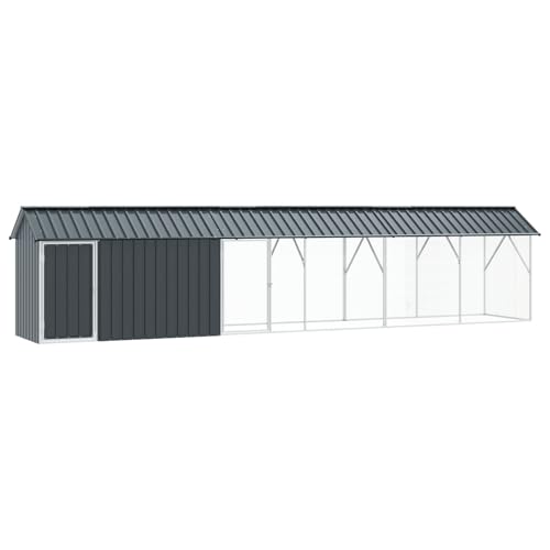 vidaXL Große Außen-Vogelkäfiganlage | Langlebige Stahlkonstruktion Wetterfestes Design Ideal für große Vogelunterkünfte und Metallzubehör im Garten vidaXL Große Außen-Vogelkäfiganlage | Langlebige Stahlkonstruktion Wetterfestes Design Ideal für große Vogelunterkünfte und Metallzubehör im Garten von vidaXL