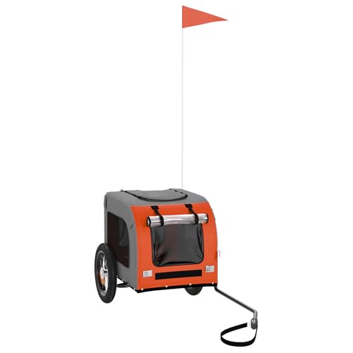 vidaXL Oranger Hundekinderwagen Orange Polyester und Stahl vidaXL Oranger Hundekinderwagen Orange Polyester und Stahl von vidaXL