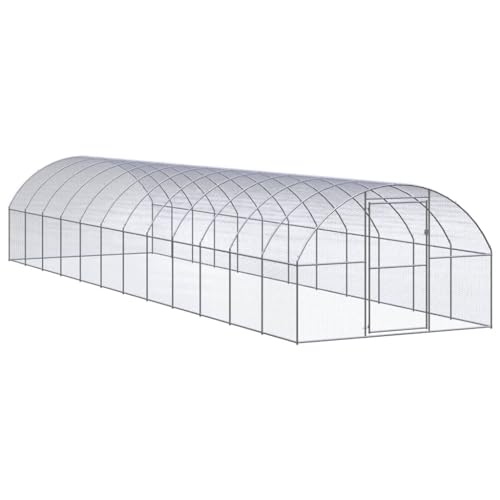 vidaXL Outdoor Hühnerstall 3x12x2m Verzinkter Stahl Hühnerhaus Geflügelstall vidaXL Outdoor Hühnerstall 3x12x2m Verzinkter Stahl Hühnerhaus Geflügelstall von vidaXL