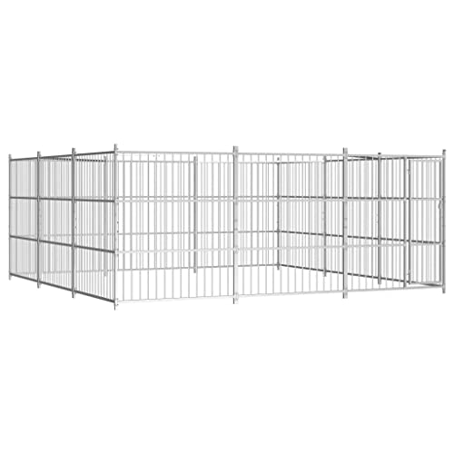 vidaXL Outdoor Hundezwinger 450x450x185cm Hundekäfig Hundehaus Hundehütte vidaXL Outdoor Hundezwinger 450x450x185cm Hundekäfig Hundehaus Hundehütte von vidaXL