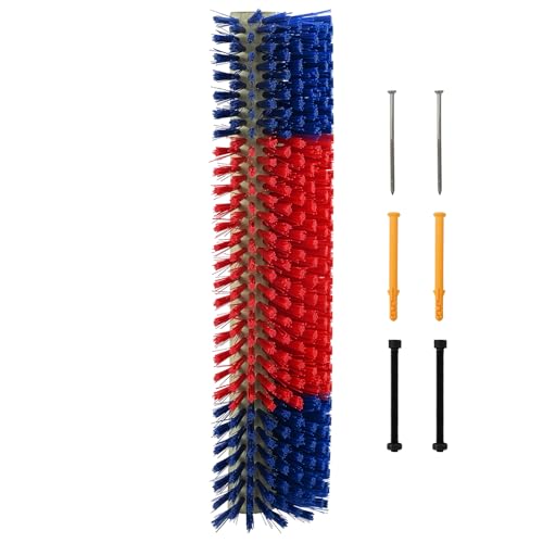 vidaXL Rinderbürsten Wandmontiert 20x9x50 cm von vidaXL