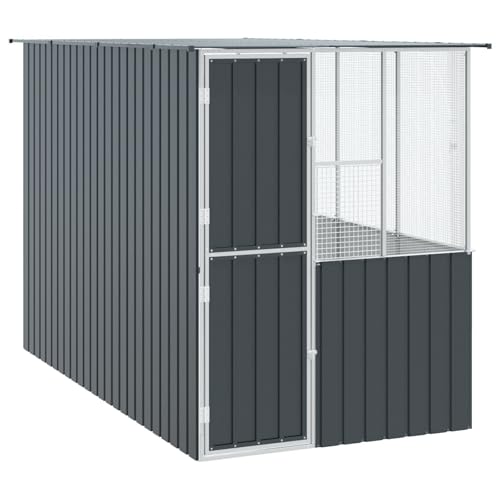 vidaXL Set von 3 industriellen Vogelkäfigen | Robustes Metall und Netz für Außenunterkünfte | Wetterbeständig | Geräumiges Design | Grau und Weiß vidaXL Set von 3 industriellen Vogelkäfigen | Robustes Metall und Netz für Außenunterkünfte | Wetterbeständig | Geräumiges Design | Grau und Weiß von vidaXL