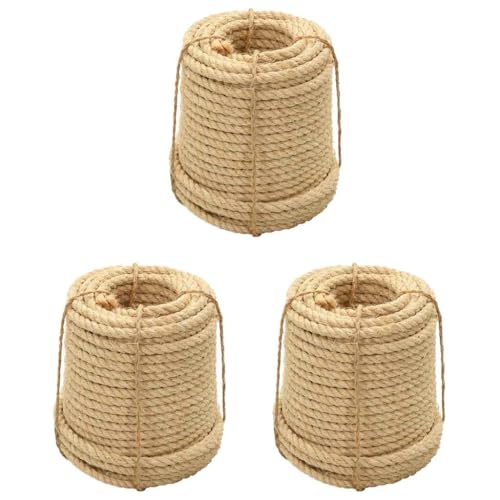 vidaXL Sisalseil 3 STK., Sisal Seil für Kratzbaum Kratzturm Kratzbrett, Kratzbaumseil für Katzen, Kratzseil Katzen Kratz Seil Katzenzubehör, 16 mm vidaXL Sisalseil 3 STK., Sisal Seil für Kratzbaum Kratzturm Kratzbrett, Kratzbaumseil für Katzen, Kratzseil Katzen Kratz Seil Katzenzubehör, 16 mm von vidaXL