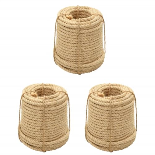 vidaXL Sisalseil 3 STK., Sisal Seil für Kratzbaum Kratzturm Kratzbrett, Kratzbaumseil für Katzen, Kratzseil Katzen Kratz Seil Katzenzubehör, 20 mm vidaXL Sisalseil 3 STK., Sisal Seil für Kratzbaum Kratzturm Kratzbrett, Kratzbaumseil für Katzen, Kratzseil Katzen Kratz Seil Katzenzubehör, 20 mm von vidaXL