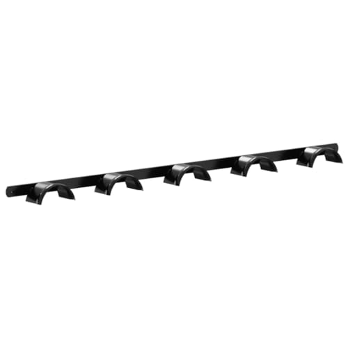 vidaXL Trensenhalter, Zaumhaken für 5 Trensen, Trensenaufhänger für Scheune Sattelkammer Stall, Trensenhaken, Schwarz Pulverbeschichtetes Eisen vidaXL Trensenhalter, Zaumhaken für 5 Trensen, Trensenaufhänger für Scheune Sattelkammer Stall, Trensenhaken, Schwarz Pulverbeschichtetes Eisen von vidaXL