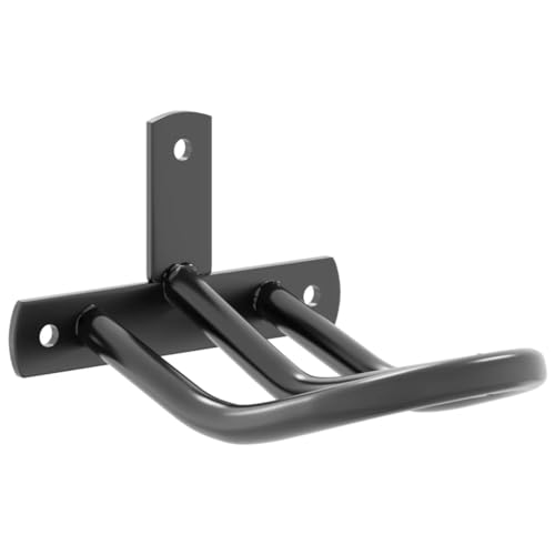 vidaXL Trensenhalter, Zaumhaken Wandmontage, Trensenaufhänger für Scheune Sattelkammer Stall, Trensenhaken, Schwarz Pulverbeschichtetes Eisen von vidaXL