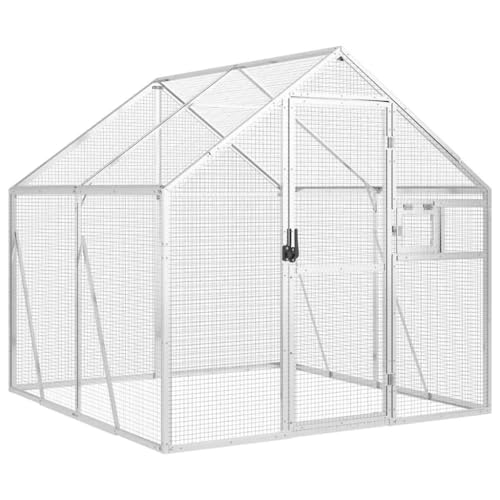 vidaXL Voliere Vogelkäfig Vogelvoliere Freilaufgehege Vogelhaus Aluminium vidaXL Voliere Vogelkäfig Vogelvoliere Freilaufgehege Vogelhaus Aluminium von vidaXL