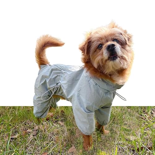 Vilichi Hunde-Regenmantel, wasserdicht, leicht, wetterfest, Größe M von vilichi