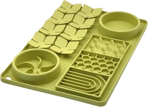 vilichi Multifunktionaler Slow Feeder Hundenapf mit Leckmatte & Wassernapf | Rutschfester Saugnapf | Silikon Pet Feeder | Spülmaschinenfest vilichi Multifunktionaler Slow Feeder Hundenapf mit Leckmatte & Wassernapf | Rutschfester Saugnapf | Silikon Pet Feeder | Spülmaschinenfest von vilichi