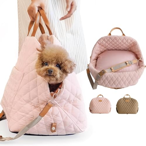 Hundetasche, Welpentasche Faltbare Tragetasche für Haustiere, Transporttasche für kleinen und mittleren Hund, Welpen, Katze von viriech