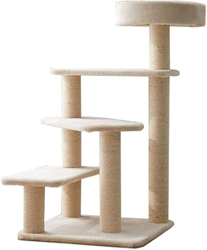 Cat Apartments Kleines Katzennest Vier Jahreszeiten verfügbar Sisal-Katzenkratzbaum Katzenklettergerüst Katzenbaum Einfache Installation Katzenständer Katzenbaumturm (Farbe: Weiß, Größe: 51X51X94CM) Cat Apartments Kleines Katzennest Vier Jahreszeiten verfügbar Sisal-Katzenkratzbaum Katzenklettergerüst Katzenbaum Einfache Installation Katzenständer Katzenbaumturm (Farbe: Weiß, Größe: 51X51X94CM) von vkeid