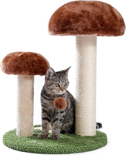 Festlicher Katzenkratzbaum, Kaktusbaumturm mit Sisalseil, Katzenklettergerüst mit Weihnachtsdekoration Festlicher Katzenkratzbaum, Kaktusbaumturm mit Sisalseil, Katzenklettergerüst mit Weihnachtsdekoration von vkeid