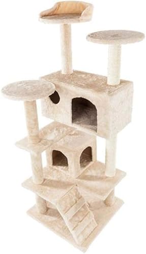 Haustier-Katzenbaumhaus, mehrstöckiger Kratzbaum, Spielzeug, niedliche Plüschkatze, Kletterbäume Haustier-Katzenbaumhaus, mehrstöckiger Kratzbaum, Spielzeug, niedliche Plüschkatze, Kletterbäume von vkeid