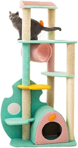 Katzen-Kletterbaum, Katzen-Klettergerüst, Katzenstreu, Katzengestell, Katzenbaum, großer Katzenkratzbaum, Spielzeug für den täglichen Bedarf der Katze, Katzenbaum-Vision Katzen-Kletterbaum, Katzen-Klettergerüst, Katzenstreu, Katzengestell, Katzenbaum, großer Katzenkratzbaum, Spielzeug für den täglichen Bedarf der Katze, Katzenbaum-Vision von vkeid
