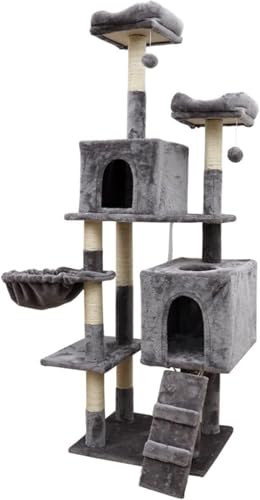 Katzen-Kletterbaum, Katzen-Klettergerüst, Katzenstreu, Katzenvilla, Katzenspielzeug, EIN großes Katzenzubehör, Katzenbaum-Vision Katzen-Kletterbaum, Katzen-Klettergerüst, Katzenstreu, Katzenvilla, Katzenspielzeug, EIN großes Katzenzubehör, Katzenbaum-Vision von vkeid