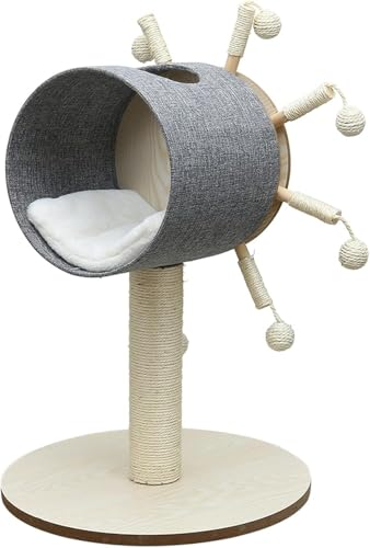 Katzen-Kletterbaum, Katzen-Klettergerüst, großer Katzenrahmen, runder Krallenschliff, Katzenkrallensäule, Katzenzubehör, Katzenbaum, Vision Katzen-Kletterbaum, Katzen-Klettergerüst, großer Katzenrahmen, runder Krallenschliff, Katzenkrallensäule, Katzenzubehör, Katzenbaum, Vision von vkeid