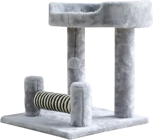Katzen-Kletterbaum, Katzen-Klettergerüst, kleine multifunktionale, doppelschichtige Plattform, Katzen-Kuschelstab, Sisal-Hanf-Katzengreifstange, Katzenbaum-Vision Katzen-Kletterbaum, Katzen-Klettergerüst, kleine multifunktionale, doppelschichtige Plattform, Katzen-Kuschelstab, Sisal-Hanf-Katzengreifstange, Katzenbaum-Vision von vkeid
