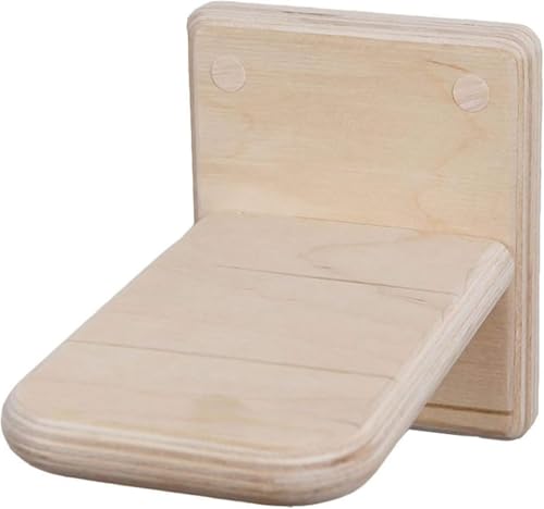 Katzen-Kletterbaum, Wandmontage, Katzen-Klettergerüst, Katzen-Wandrahmen, Katzen-Kletterleiter, Kiefernwand, Katzen-Sprungplattform, Sprungbrett, 19,1 x 19,1 cm, Katzenbaum (Farbe: einteiliges Set), von vkeid