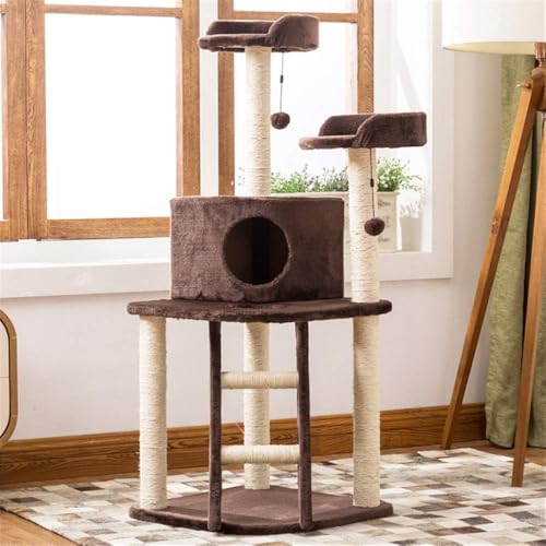 Katzenbaum, Katzenturm, Katzensprungplattform, Sisalkatze, Katzenzubehör, Katzenbaum, Katzenkratzbaum, lustiger Katzenrahmen, Katzenspielzeugset, Katzenklettergerüst, Kratzbaum für Kätzchen, Braun, Katzenbaum, Katzenturm, Katzensprungplattform, Sisalkatze, Katzenzubehör, Katzenbaum, Katzenkratzbaum, lustiger Katzenrahmen, Katzenspielzeugset, Katzenklettergerüst, Kratzbaum für Kätzchen, Braun, von vkeid