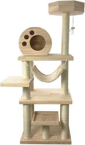Katzenbaum Katzenturm, mehrstöckiges Kätzchen-Haus mit Kratzstämmen Katzenbaum Katzenturm, mehrstöckiges Kätzchen-Haus mit Kratzstämmen von vkeid