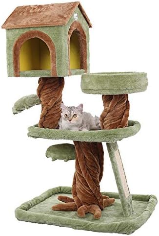 Katzenkletterbaum, Haustier-Katzenbaum, Haus, Eigentumswohnungsmöbel, mehrschichtiger Kratzbaum mit Leiter, Spielzeug, Kratzbaum für Katzen, zum Klettern, Katzenbaum, Vision Katzenkletterbaum, Haustier-Katzenbaum, Haus, Eigentumswohnungsmöbel, mehrschichtiger Kratzbaum mit Leiter, Spielzeug, Kratzbaum für Katzen, zum Klettern, Katzenbaum, Vision von vkeid