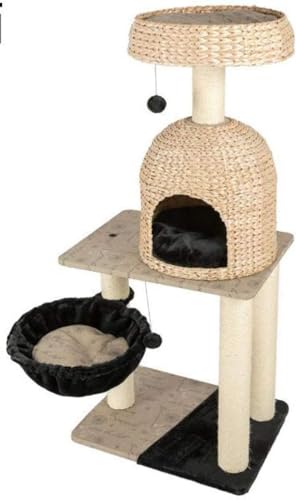 Katzenklettergerüst, Katzenbaum, Katzengerüst, Massivholz, großes Katzenspielzeug, Katzenhaus ist robust Katzenklettergerüst, Katzenbaum, Katzengerüst, Massivholz, großes Katzenspielzeug, Katzenhaus ist robust von vkeid
