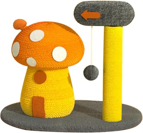 Katzenkratzbaum, Kleiner Katzenturm mit natürlicher Sisalstange und mit Teppich bedeckter, Schwerer Basis, Katzenkrallenkratzer für kleine Katzen im Innenbereich, Kätzchen-Kletterstange zum Spielen Katzenkratzbaum, Kleiner Katzenturm mit natürlicher Sisalstange und mit Teppich bedeckter, Schwerer Basis, Katzenkrallenkratzer für kleine Katzen im Innenbereich, Kätzchen-Kletterstange zum Spielen von vkeid